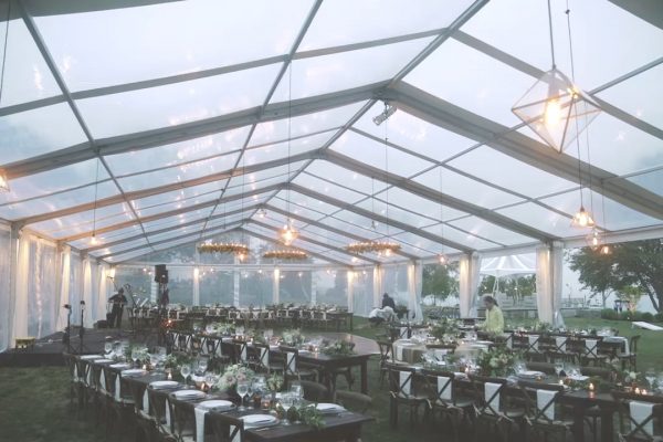 Maine tented party